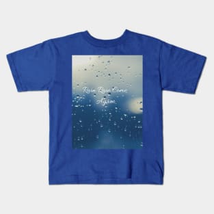 raindrops Kids T-Shirt